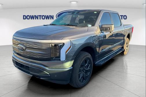 Carbonized Gray Metallic 2022 Ford F-150 Lightning LARIAT