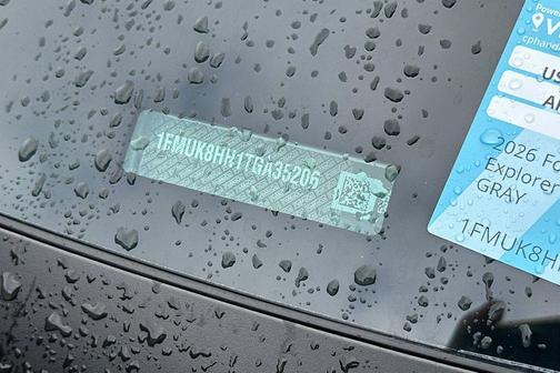 Carbonized Gray Metallic 2026 Ford Explorer Platinum