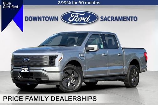 Iconic Silver Metallic 2023 Ford F-150 Lightning LARIAT