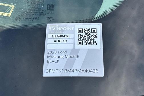 Shadow Black 2023 Ford Mustang Mach-E Select