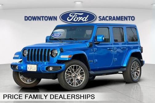 Hydro Blue Pearlcoat 2023 Jeep Wrangler 4xe Sahara High Altitude