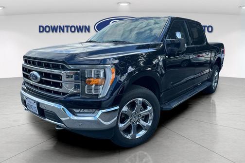 Blue Metallic 2021 Ford F-150 Lariat