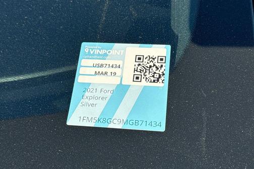 Iconic Silver Metallic 2021 Ford Explorer ST