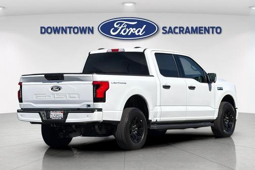 Oxford White 2025 Ford F-150 Lightning XLT