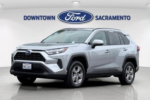 Silver Sky Metallic 2024 Toyota RAV4 Hybrid XLE