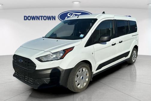 Frozen White 2023 Ford Transit Connect XL Passenger Wagon