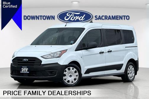 Frozen White 2023 Ford Transit Connect XL Passenger Wagon