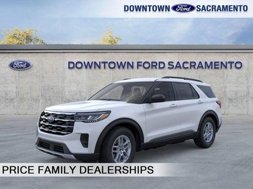 White Metallic 2026 Ford Explorer Active