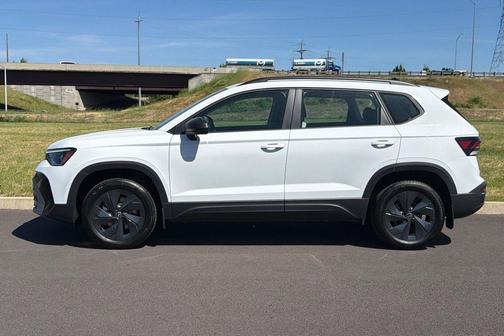 Pure White 2026 Volkswagen Taos S