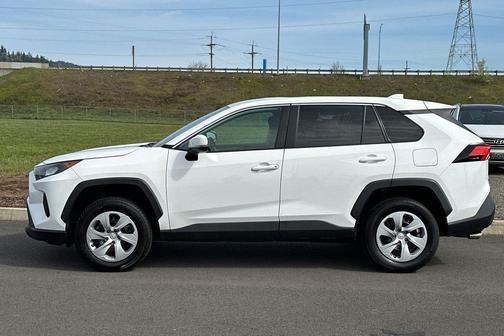 White 2022 Toyota RAV4 LE