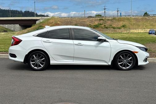 Lunar Silver Metallic 2021 Honda Civic EX