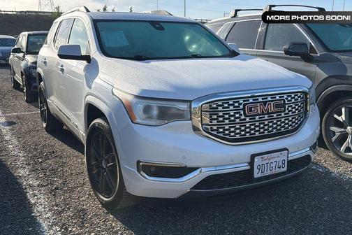 White Frost Tricoat 2019 GMC Acadia Denali
