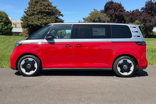 Cherry Red 2025 Volkswagen ID. Buzz Pro S Plus with 4MOTION