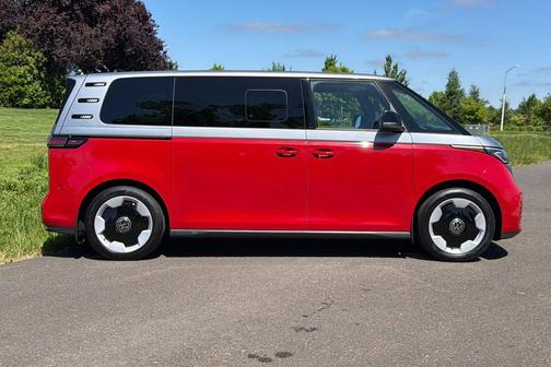 Cherry Red 2025 Volkswagen ID. Buzz Pro S Plus with 4MOTION