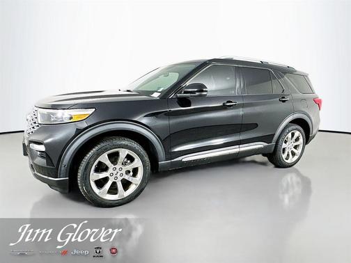 Black Metallic 2020 Ford Explorer Platinum