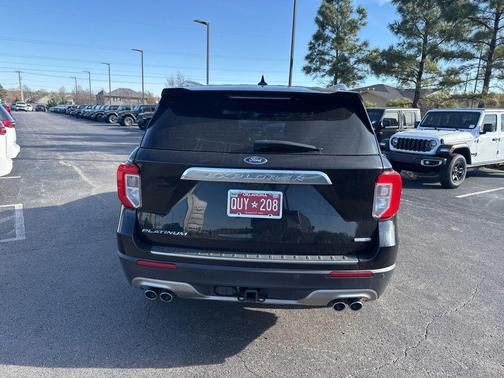 Black 2020 Ford Explorer Platinum