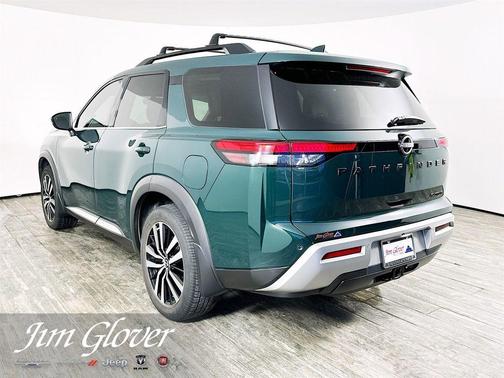 Obsidian Green 2023 Nissan Pathfinder Platinum