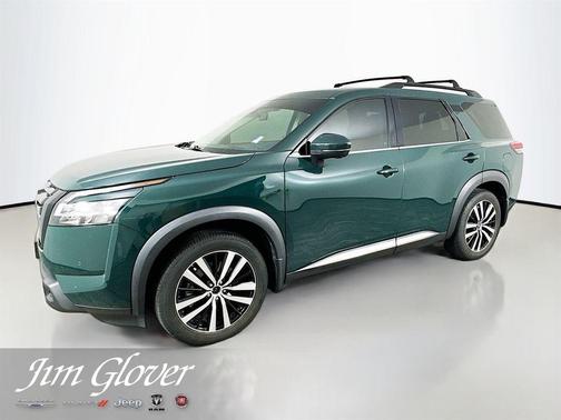 Obsidian Green 2023 Nissan Pathfinder Platinum