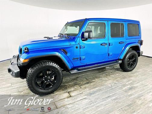 Hydro Blue Pearl 2022 Jeep Wrangler Unlimited Sahara Altitude