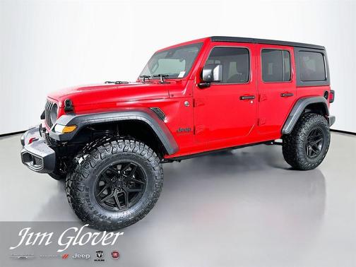 Firecracker Red Clearcoat 2025 Jeep Wrangler Sport