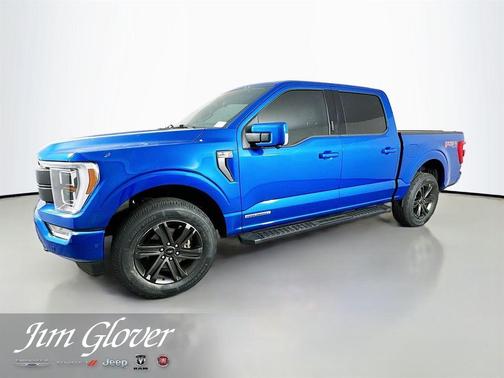 Blue Metallic 2021 Ford F-150 Lariat
