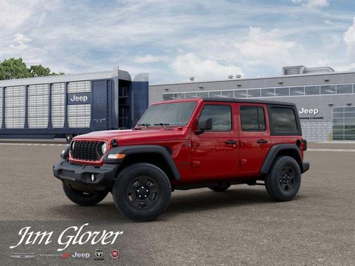 Firecracker Red Clearcoat 2026 Jeep Wrangler Sport