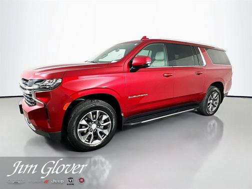 Cherry Red Tintcoat 2022 Chevrolet Suburban LT