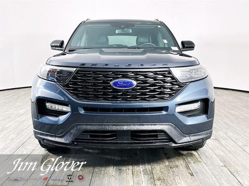 Blue Metallic 2023 Ford Explorer ST-Line