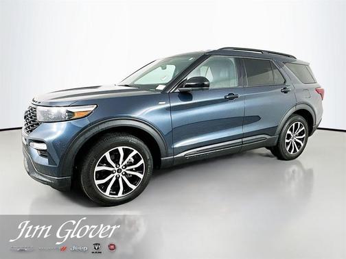 Blue Metallic 2023 Ford Explorer ST-Line