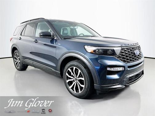 Blue Metallic 2023 Ford Explorer ST-Line