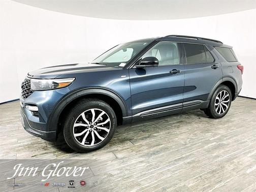 Blue Metallic 2023 Ford Explorer ST-Line