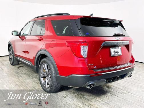 Red Metallic 2023 Ford Explorer XLT