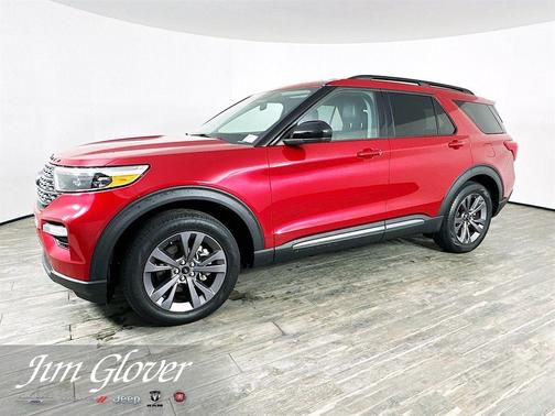 Red Metallic 2023 Ford Explorer XLT