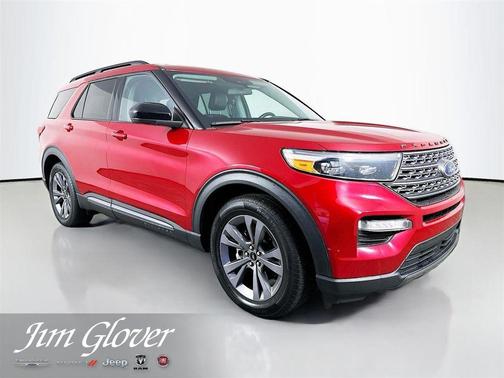 Red Metallic 2023 Ford Explorer XLT