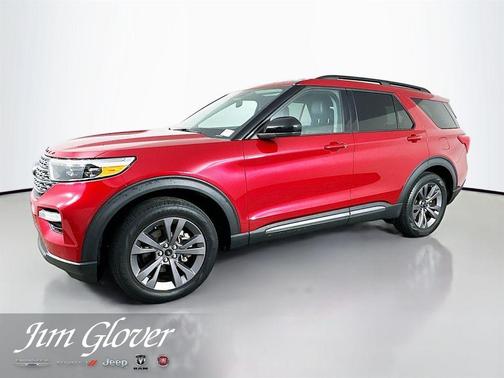 Red Metallic 2023 Ford Explorer XLT