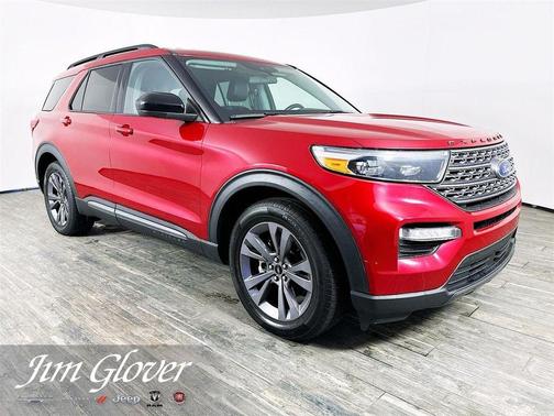 Red Metallic 2023 Ford Explorer XLT