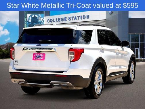 STAR WHITE MET TRI-COAT 2020 Ford Explorer XLT
