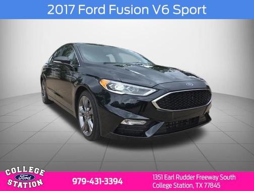 SHADOW BLACK 2017 Ford Fusion SPORT