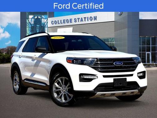 STAR WHITE MET TRI-COAT 2020 Ford Explorer XLT
