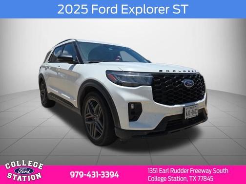 STAR WHITE MET TRI-COAT 2025 Ford Explorer ST