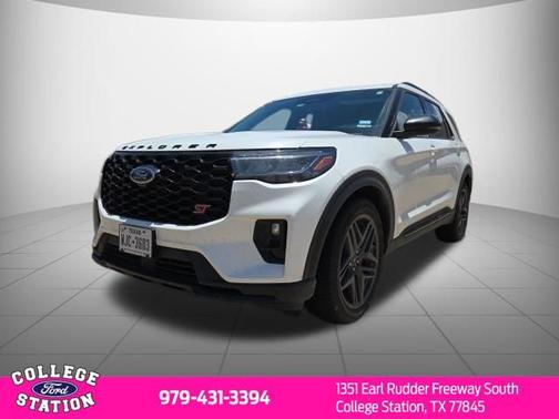 STAR WHITE MET TRI-COAT 2025 Ford Explorer ST