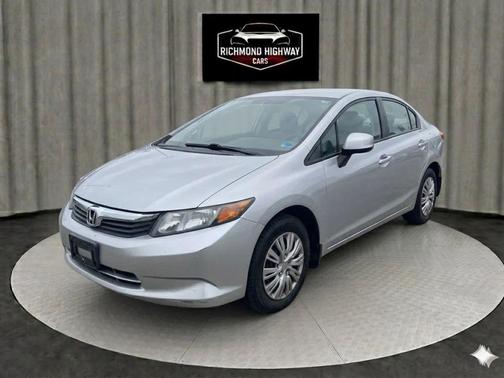 Silver 2012 Honda Civic LX