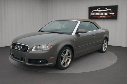 Dolphin Gray Metallic/Black Roof 2008 Audi A4 2.0T Cabriolet quattro