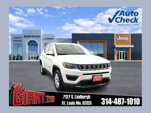 White Clearcoat 2020 Jeep Compass Sport