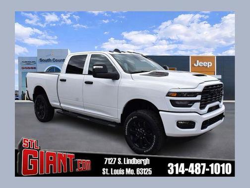 Bright White Clearcoat 2026 RAM 2500 Black Express Crew Cab 4x4 6'4' Box