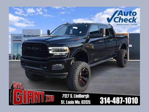 Diamond Black Crystal Pearlcoat 2019 RAM 2500 Laramie Mega Cab 4x4 6'4' Box