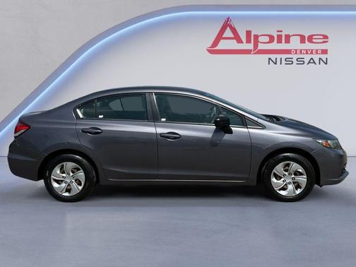 Gray 2014 Honda Civic LX