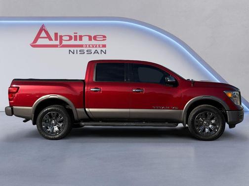 Cayenne Red Metallic 2019 Nissan Titan Platinum Reserve