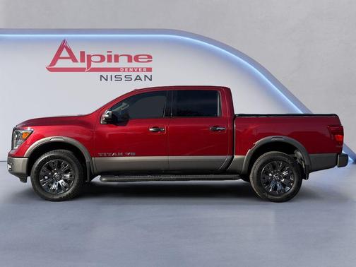 Cayenne Red Metallic 2019 Nissan Titan Platinum Reserve