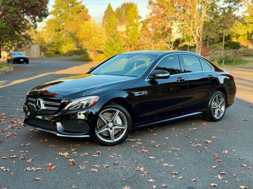 Black 2015 Mercedes-Benz C-Class 4dr Sdn C 300 4MATIC